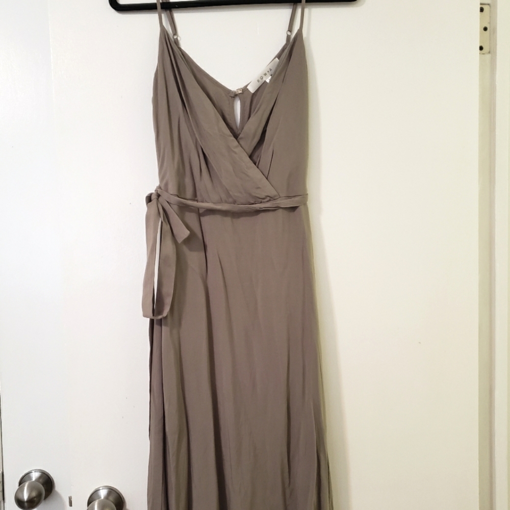 NWOT Row A wrap dress, size small